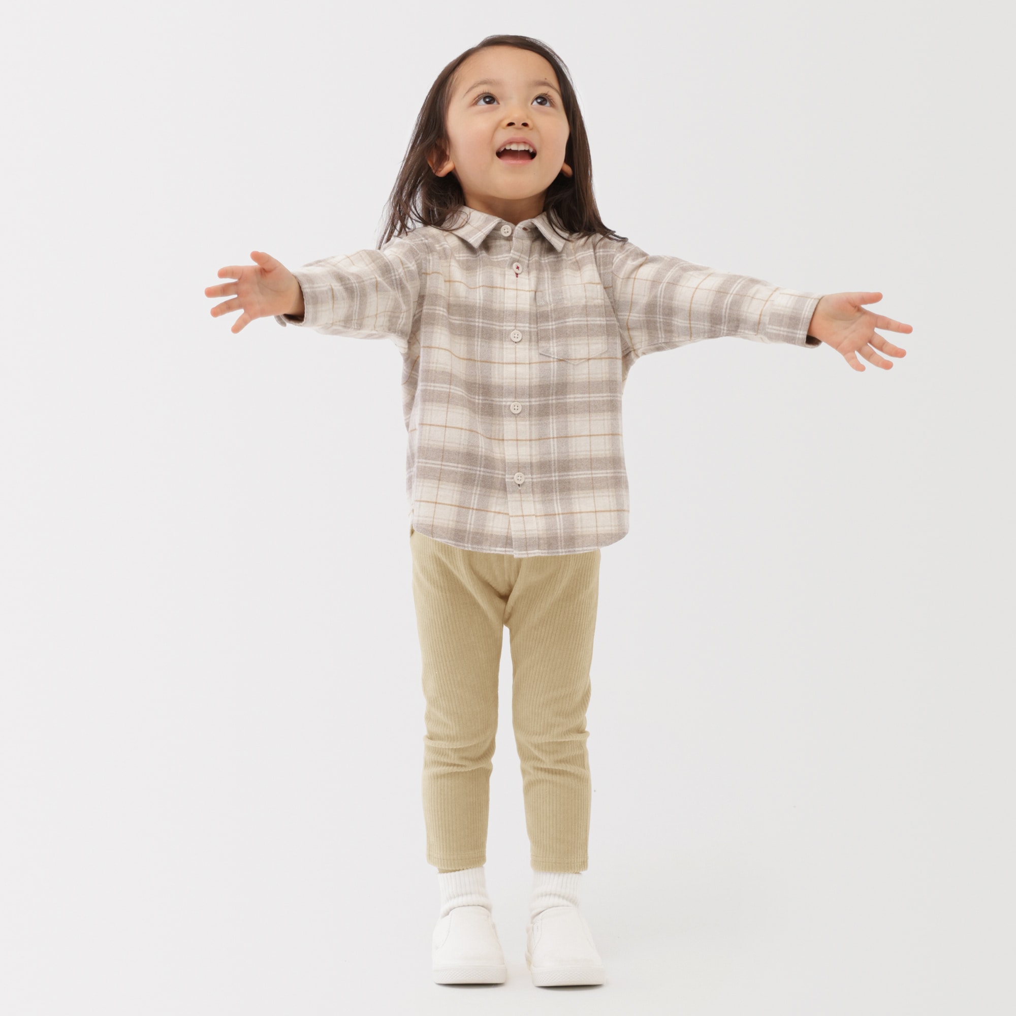 ベビー　おなかすっぽりストレッチコーデュロイレギンス