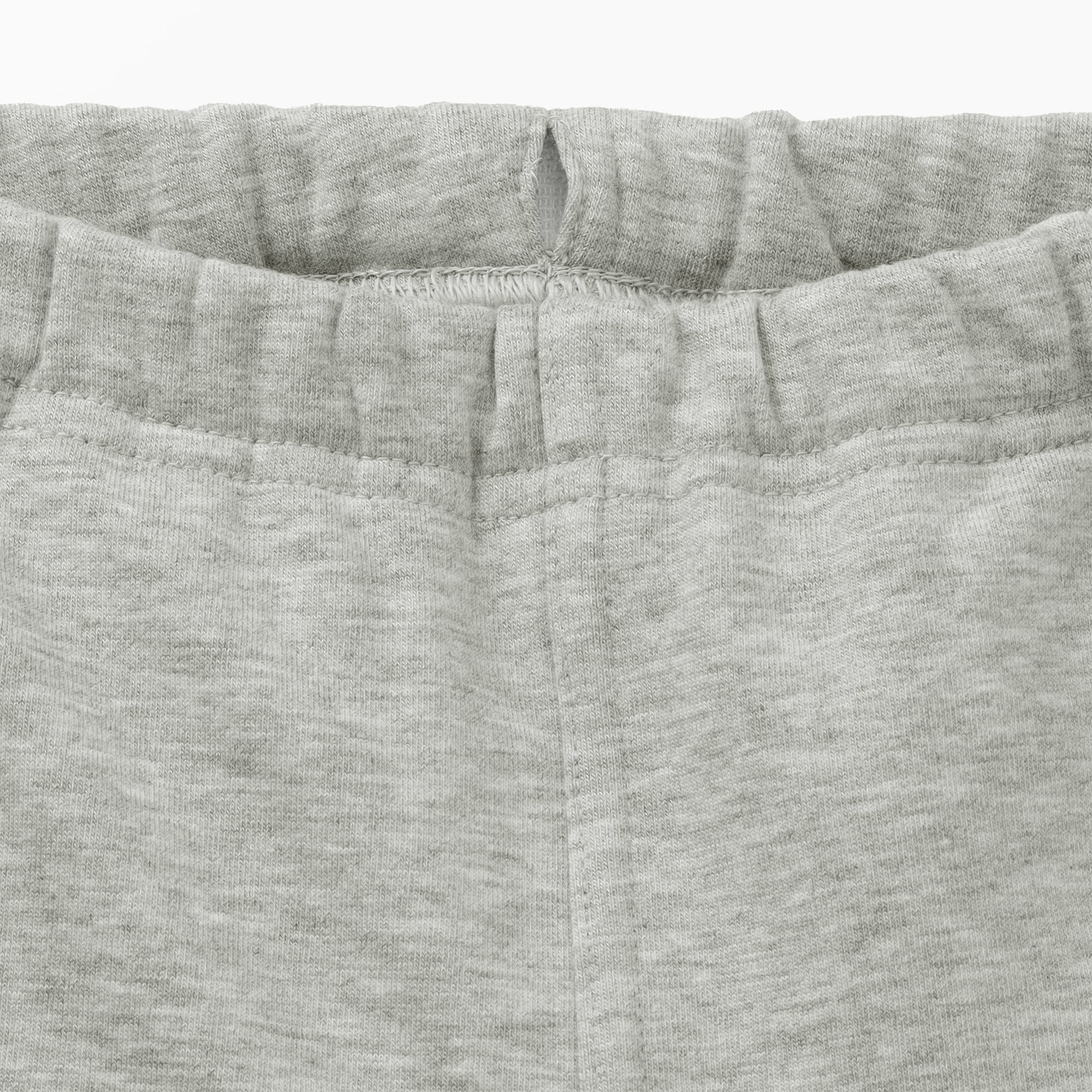 ベビー　おなかすっぽりストレッチ裏フリースパンツ