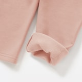 ベビー　おなかすっぽりストレッチ裏フリースパンツ