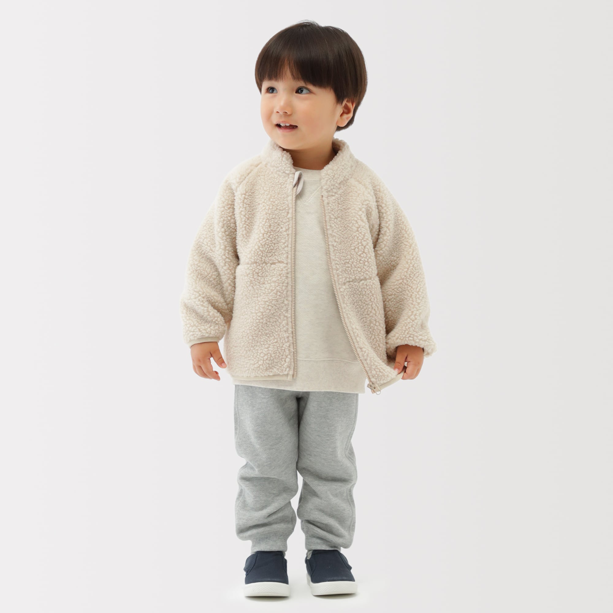 ベビー　ボアフリースジャケット