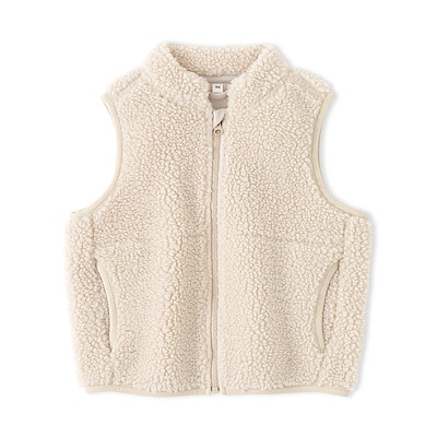 ベビー　ボアフリースベスト