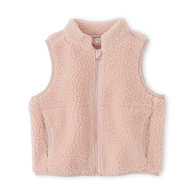 ベビー　ボアフリースベスト