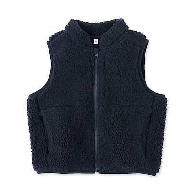 ベビー　ボアフリースベスト
