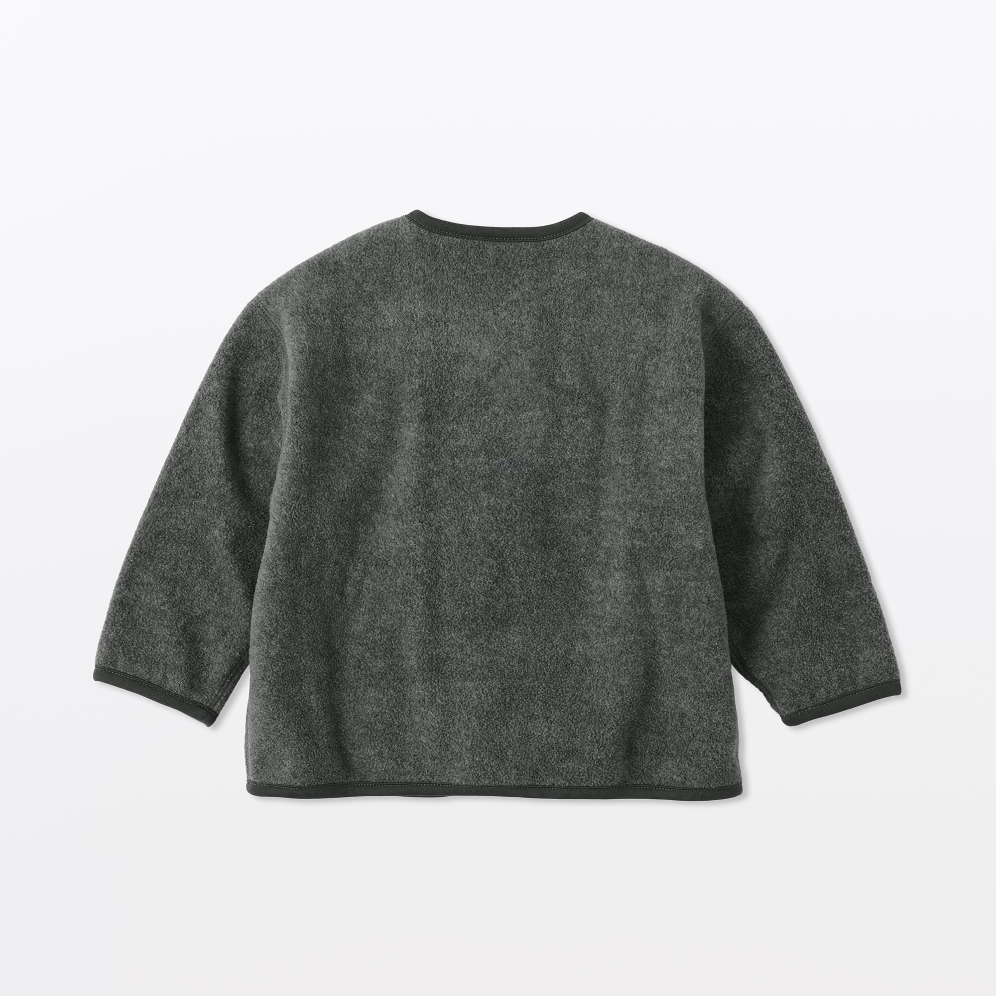 ベビー　素材に還るフリースカーディガン