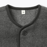 ベビー　素材に還るフリースカーディガン