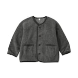ベビー　素材に還るフリースカーディガン