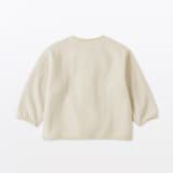 ベビー　素材に還るフリースカーディガン