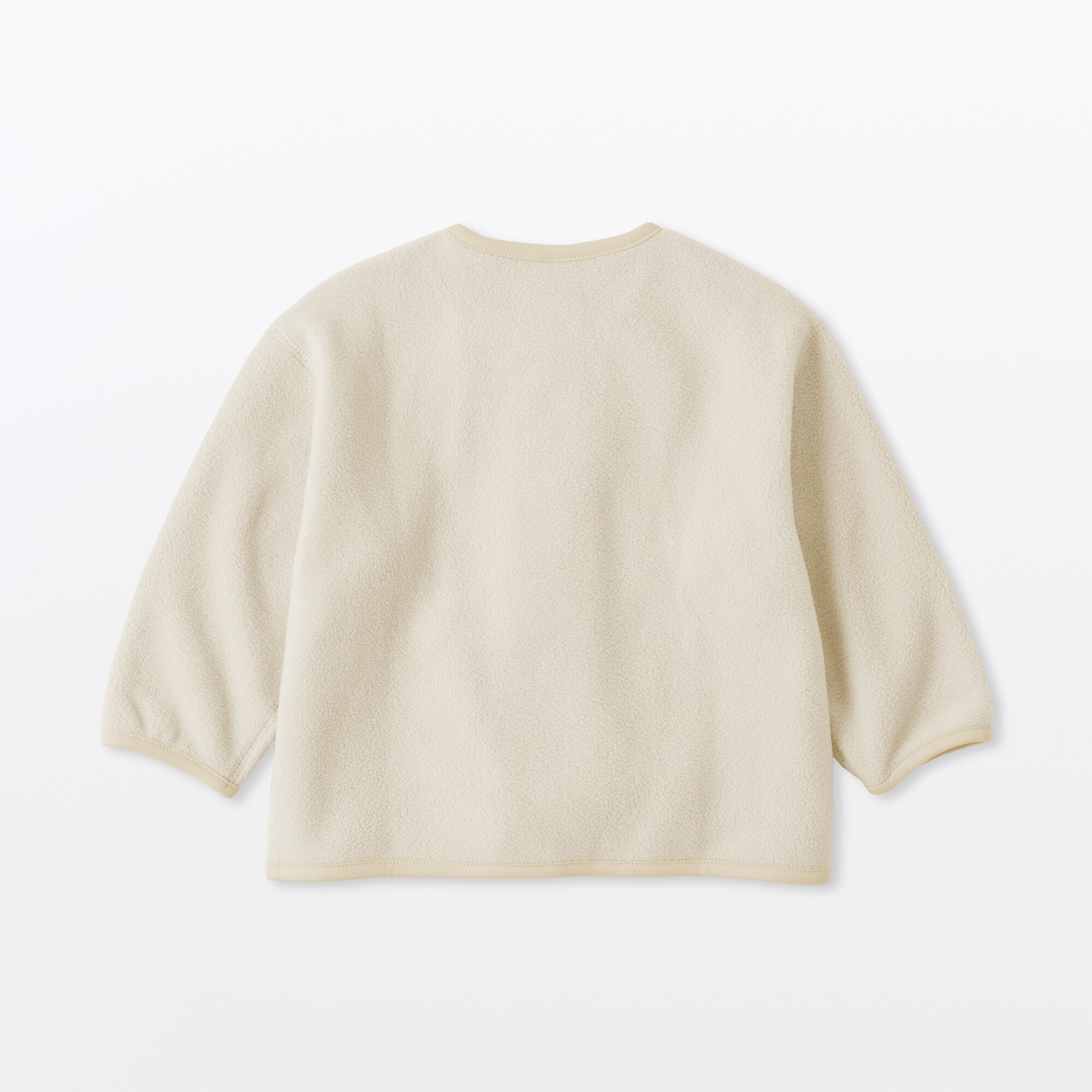 ベビー　素材に還るフリースカーディガン