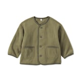 ベビー　素材に還るフリースカーディガン