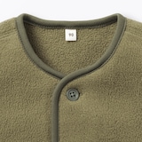 ベビー　素材に還るフリースカーディガン