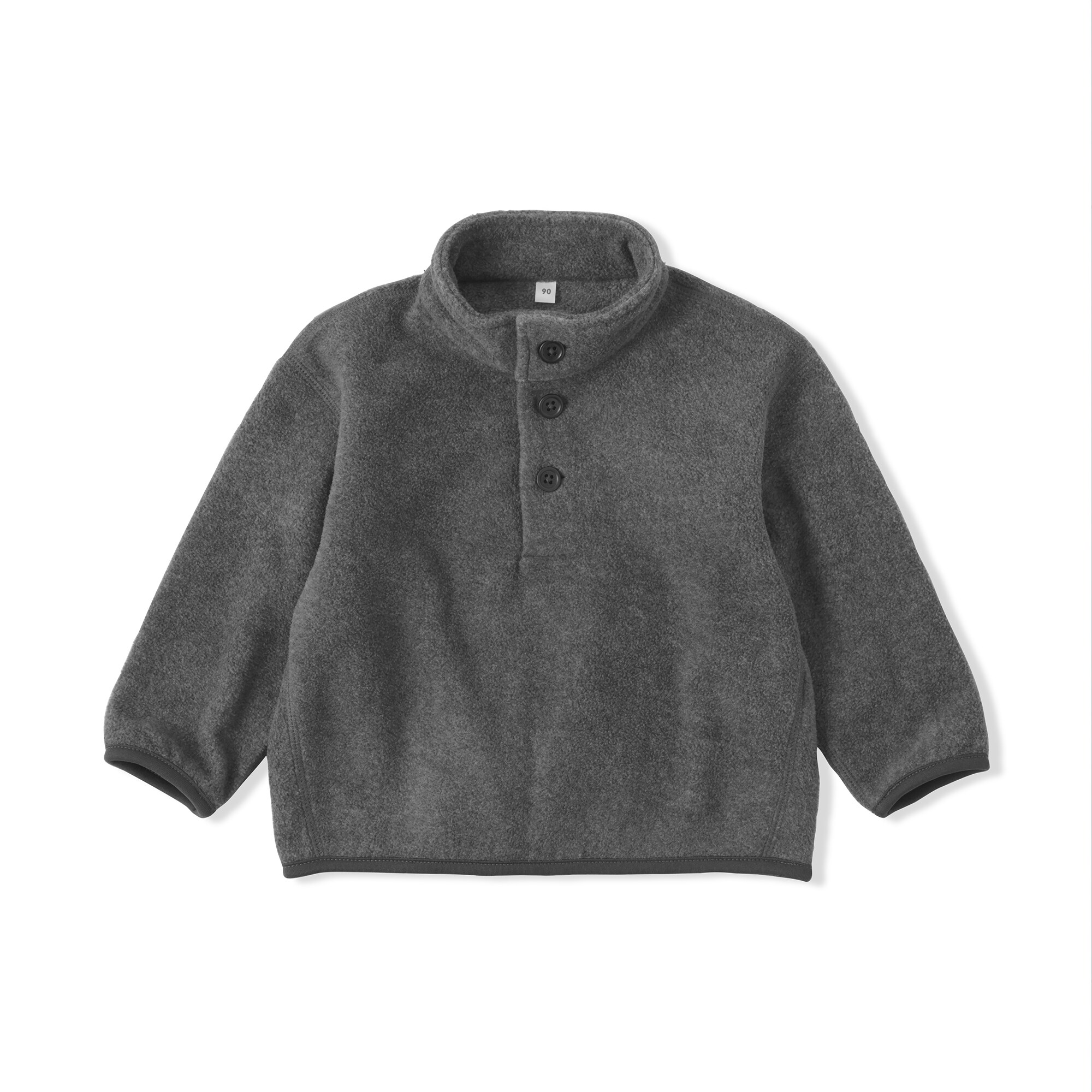 ベビー　素材に還るフリースプルオーバー