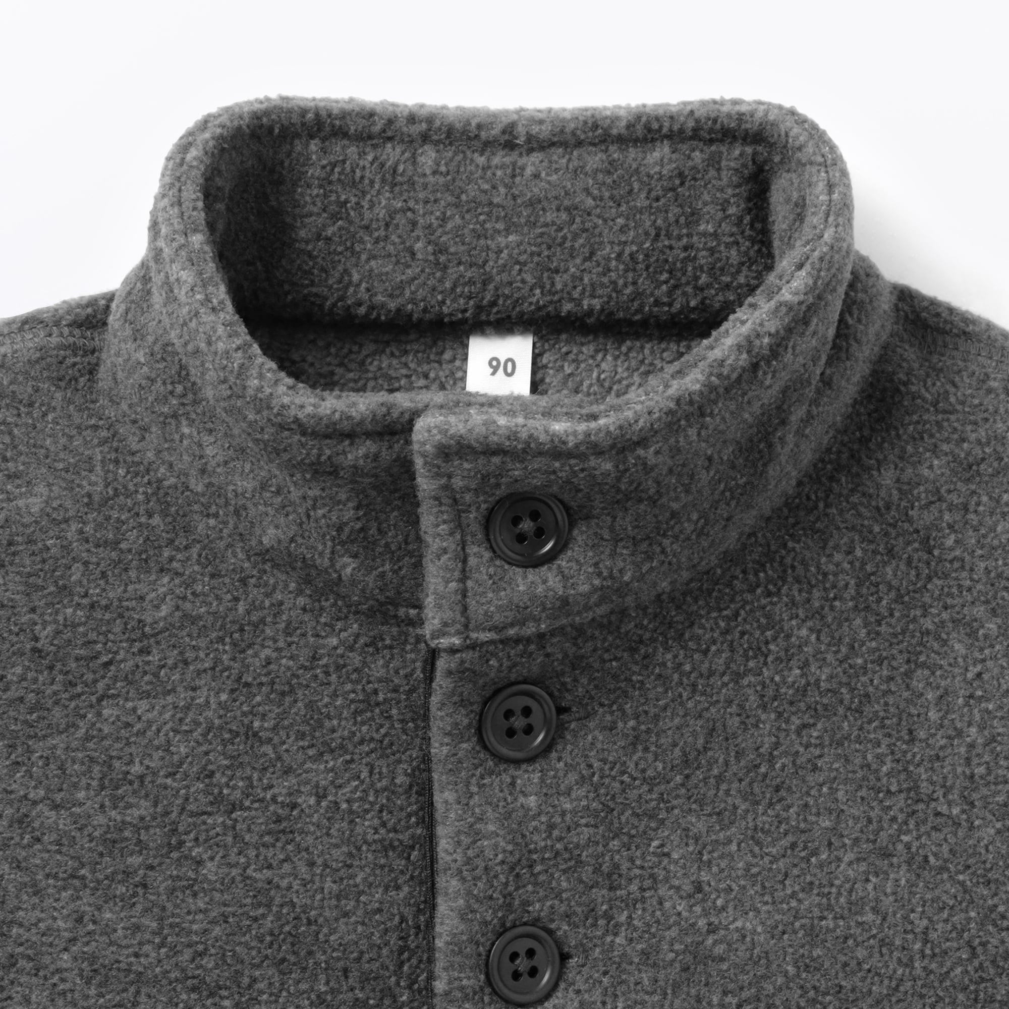 ベビー　素材に還るフリースプルオーバー