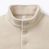 ベビー　素材に還るフリースプルオーバー