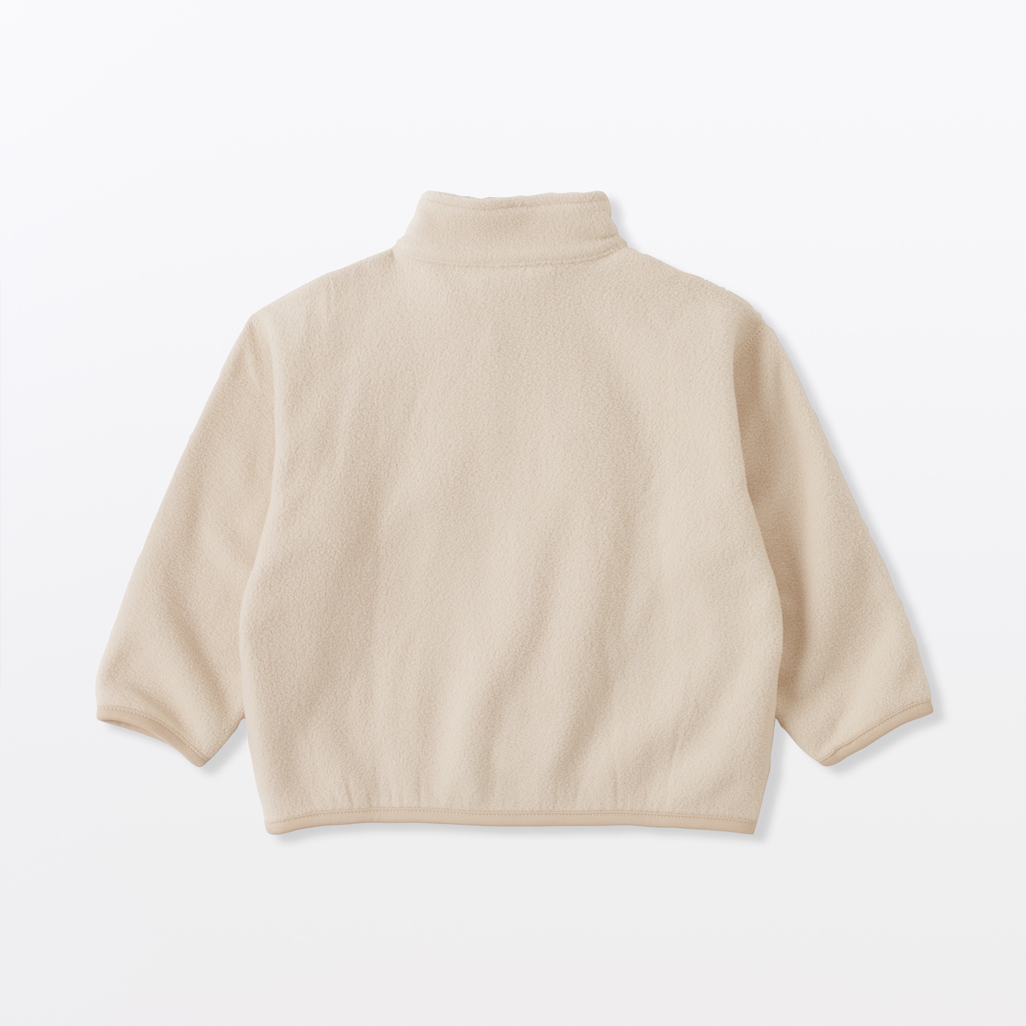 ベビー　素材に還るフリースプルオーバー