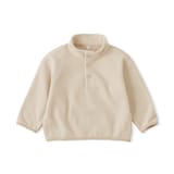 ベビー　素材に還るフリースプルオーバー