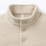 ベビー　素材に還るフリースプルオーバー