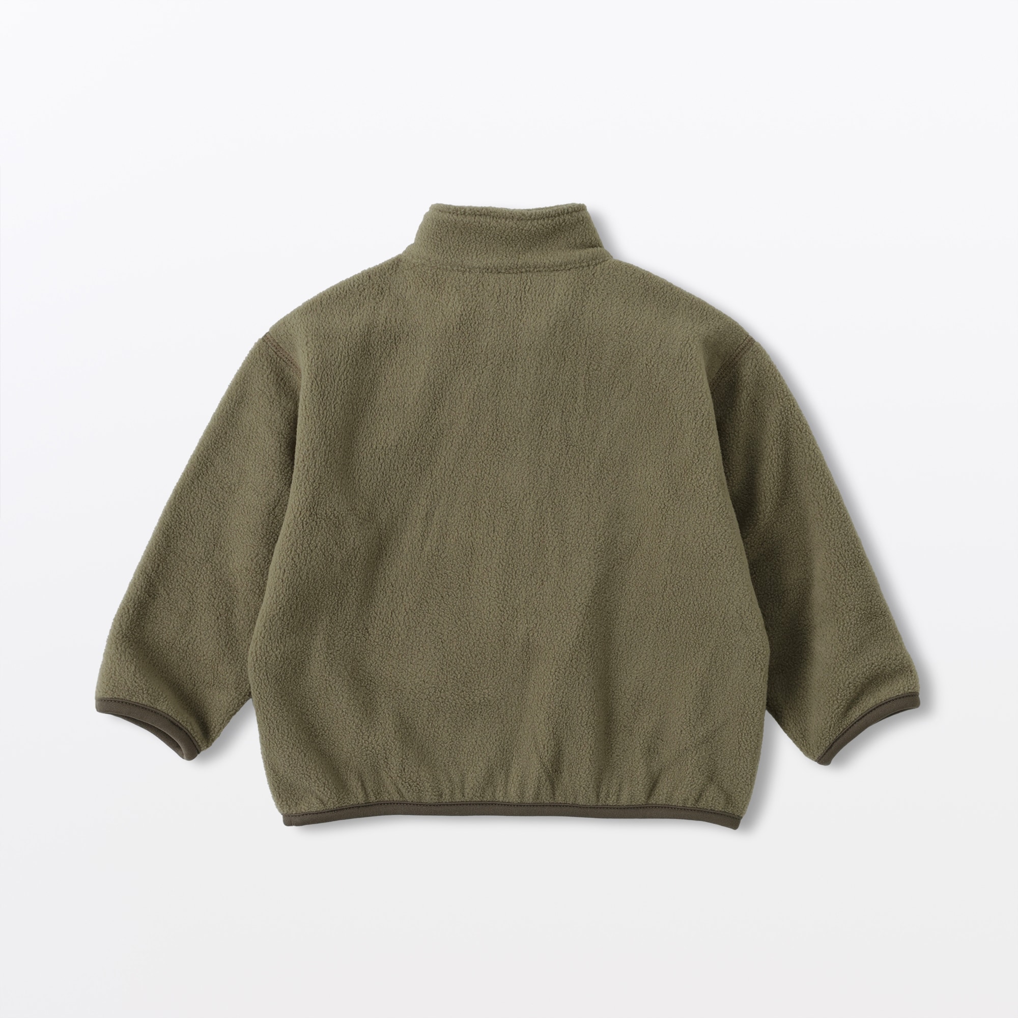 ベビー　素材に還るフリースプルオーバー