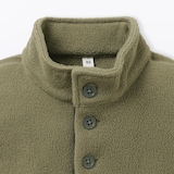 ベビー　素材に還るフリースプルオーバー