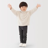 ベビー　素材に還るフリースプルオーバー