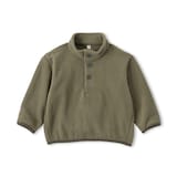 ベビー　素材に還るフリースプルオーバー