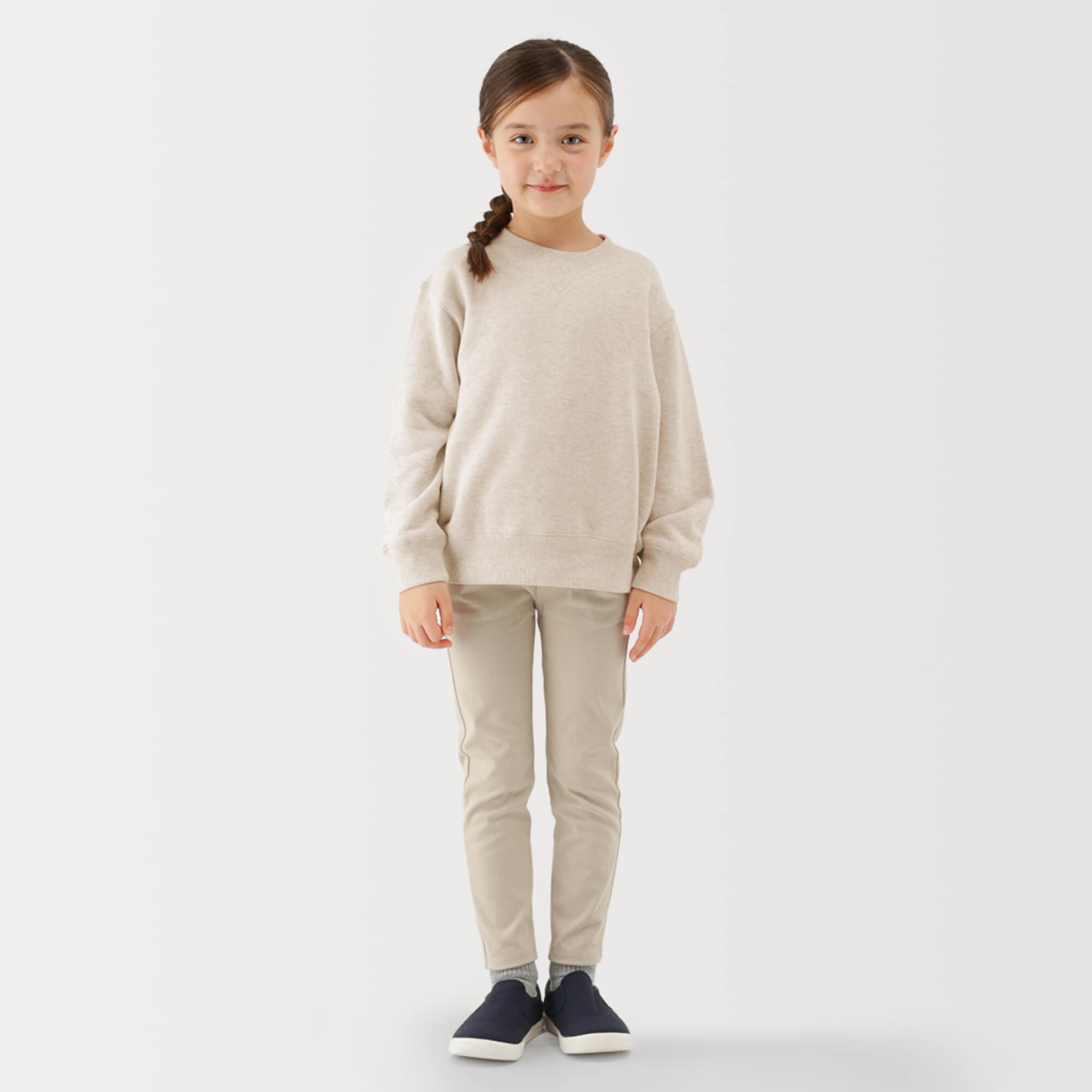 キッズ　裏毛スウェットシャツ