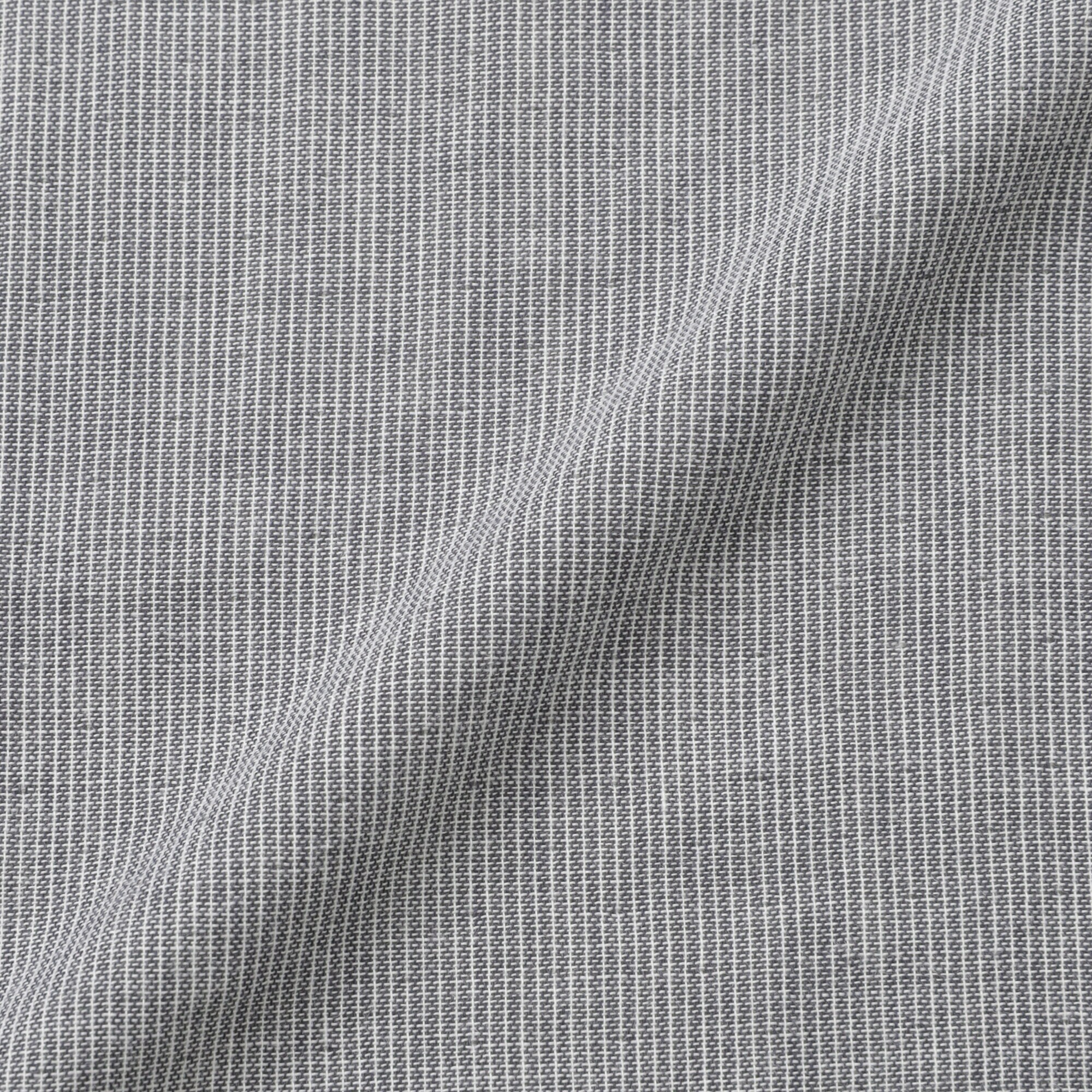 キッズ　二重ガーゼスタンドカラー長袖シャツ