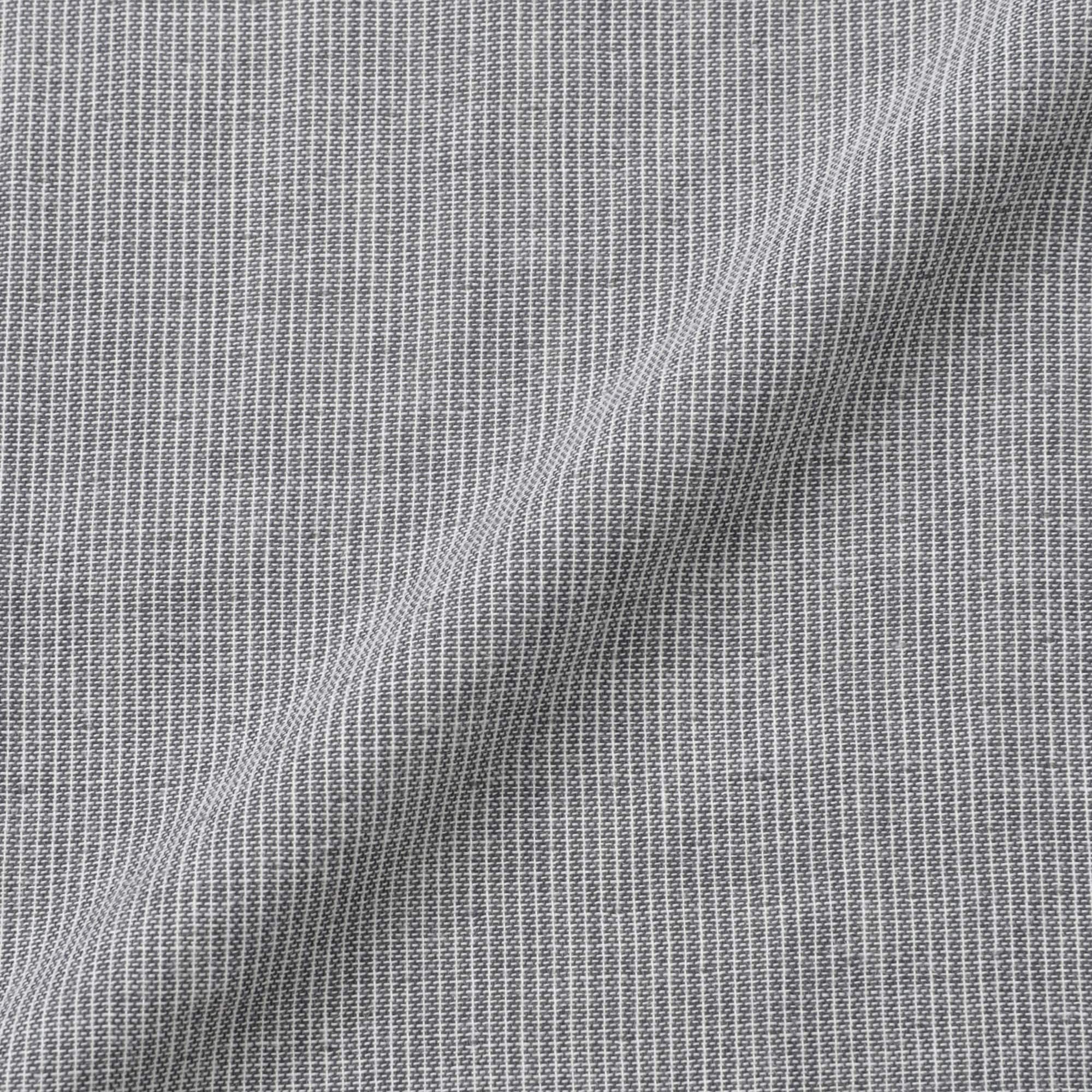 キッズ　二重ガーゼスタンドカラー長袖シャツ