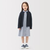 キッズ　裏毛スウェットカーディガン