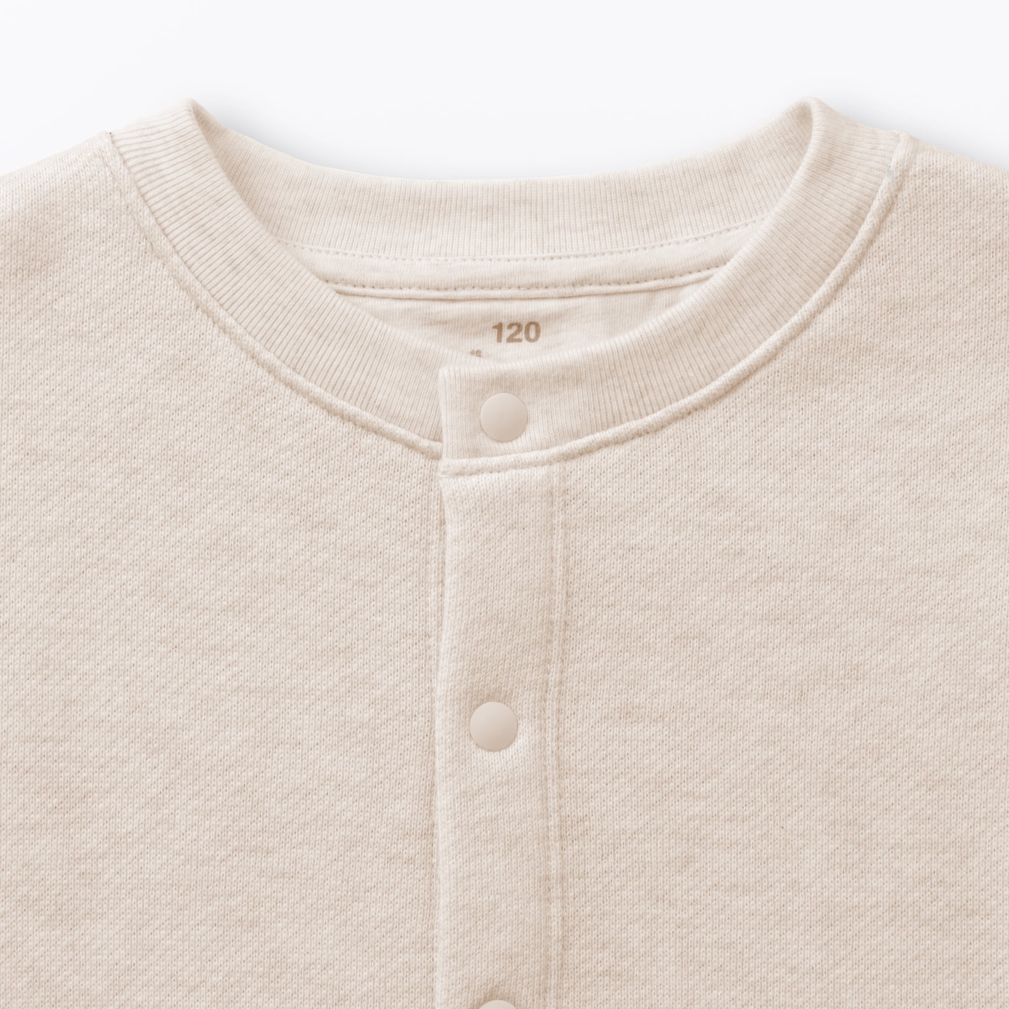 キッズ　裏毛スウェットカーディガン