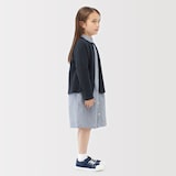 キッズ　裏毛スウェットカーディガン