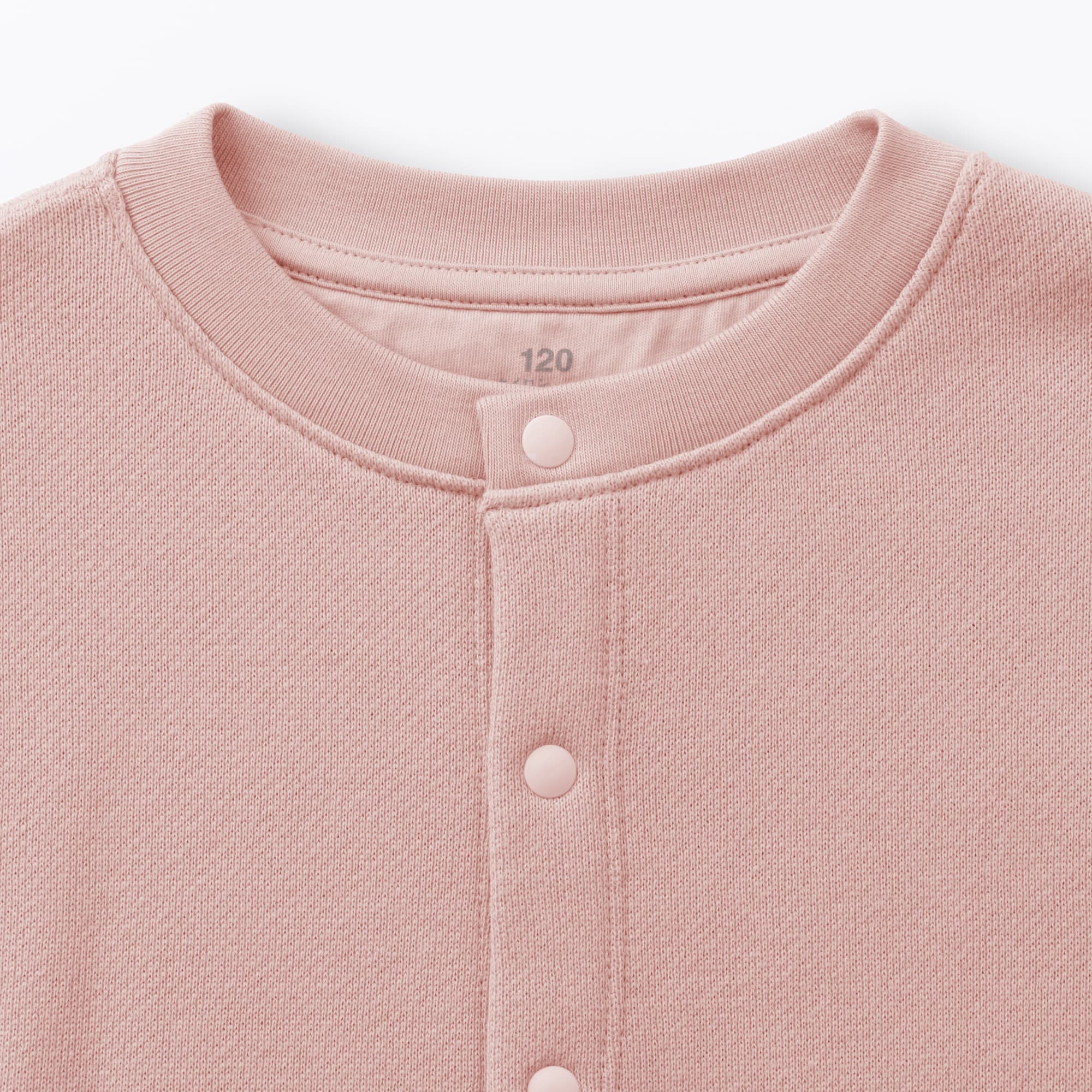 キッズ　裏毛スウェットカーディガン