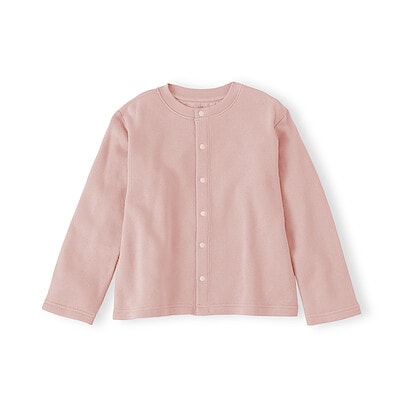 キッズ　裏毛スウェットカーディガン