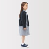 キッズ　裏毛スウェットカーディガン