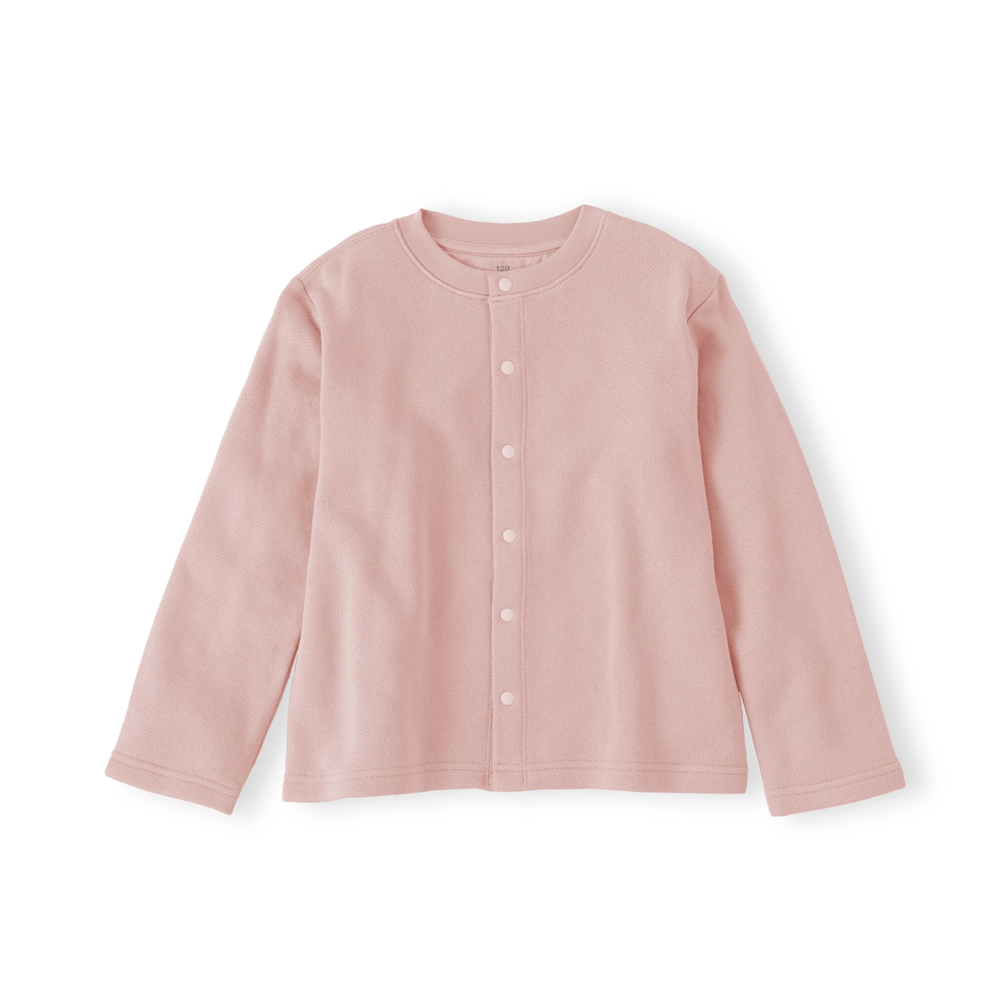 キッズ　裏毛スウェットカーディガン