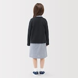 キッズ　裏毛スウェットカーディガン