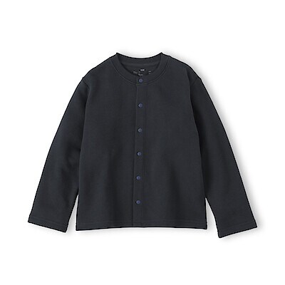 キッズ　裏毛スウェットカーディガン