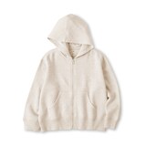 キッズ　裏毛スウェットフルジップパーカ