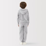 キッズ　裏毛スウェットフルジップパーカ