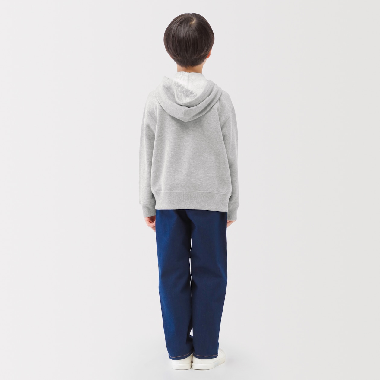 キッズ　裏毛スウェットフルジップパーカ