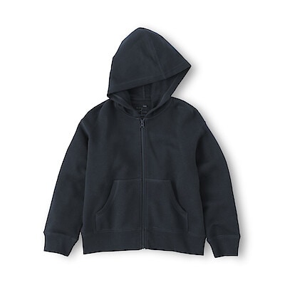 【８月上旬発売予定】キッズ　裏毛スウェットフルジップパーカ