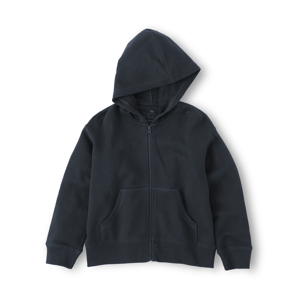 キッズ　裏毛スウェットフルジップパーカ