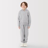 キッズ　裏毛スウェットフルジップパーカ