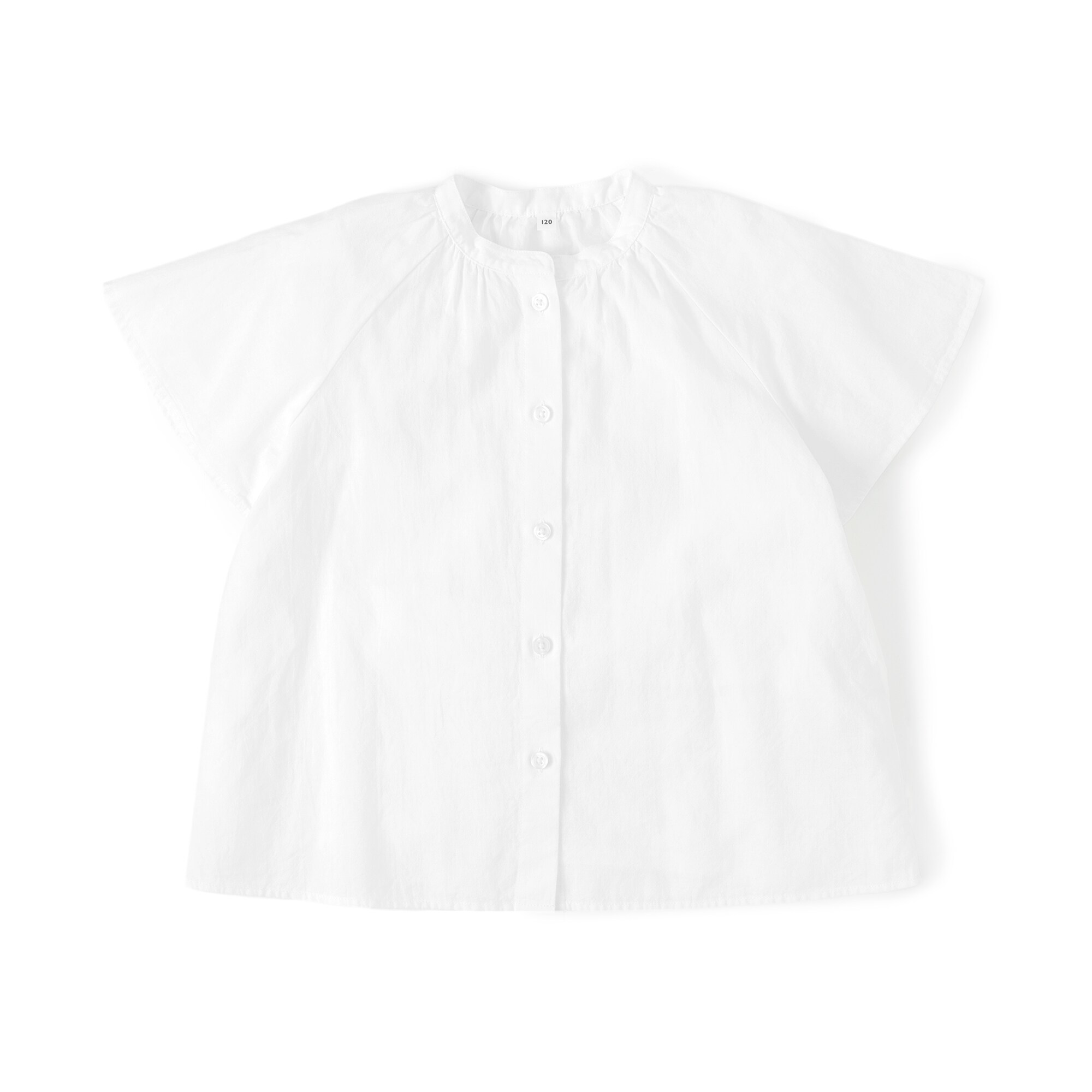 キッズ　涼感ブロード半袖ブラウス