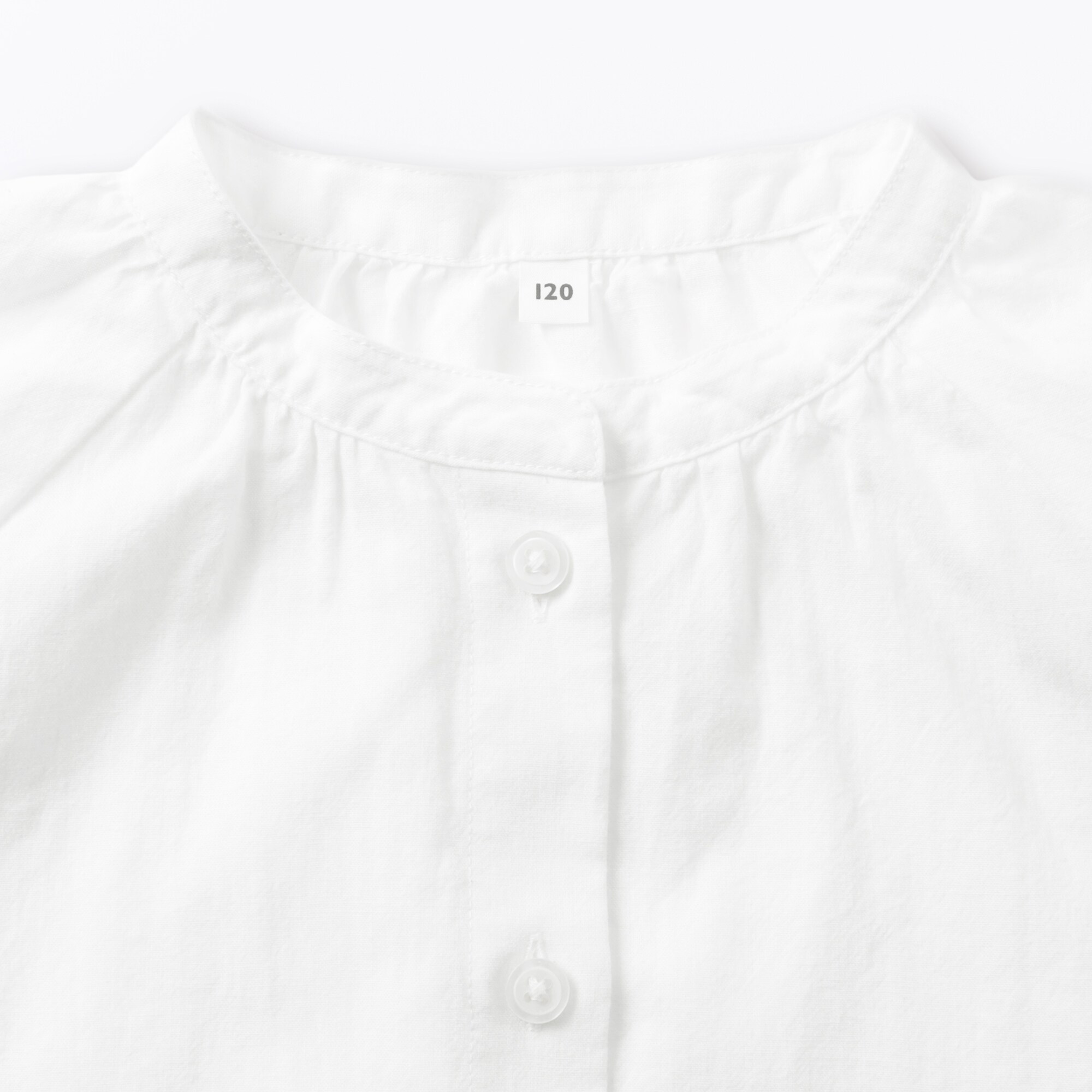 キッズ　涼感ブロード半袖ブラウス