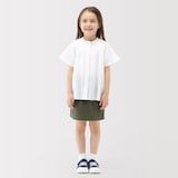 キッズ　涼感ブロード半袖ブラウス