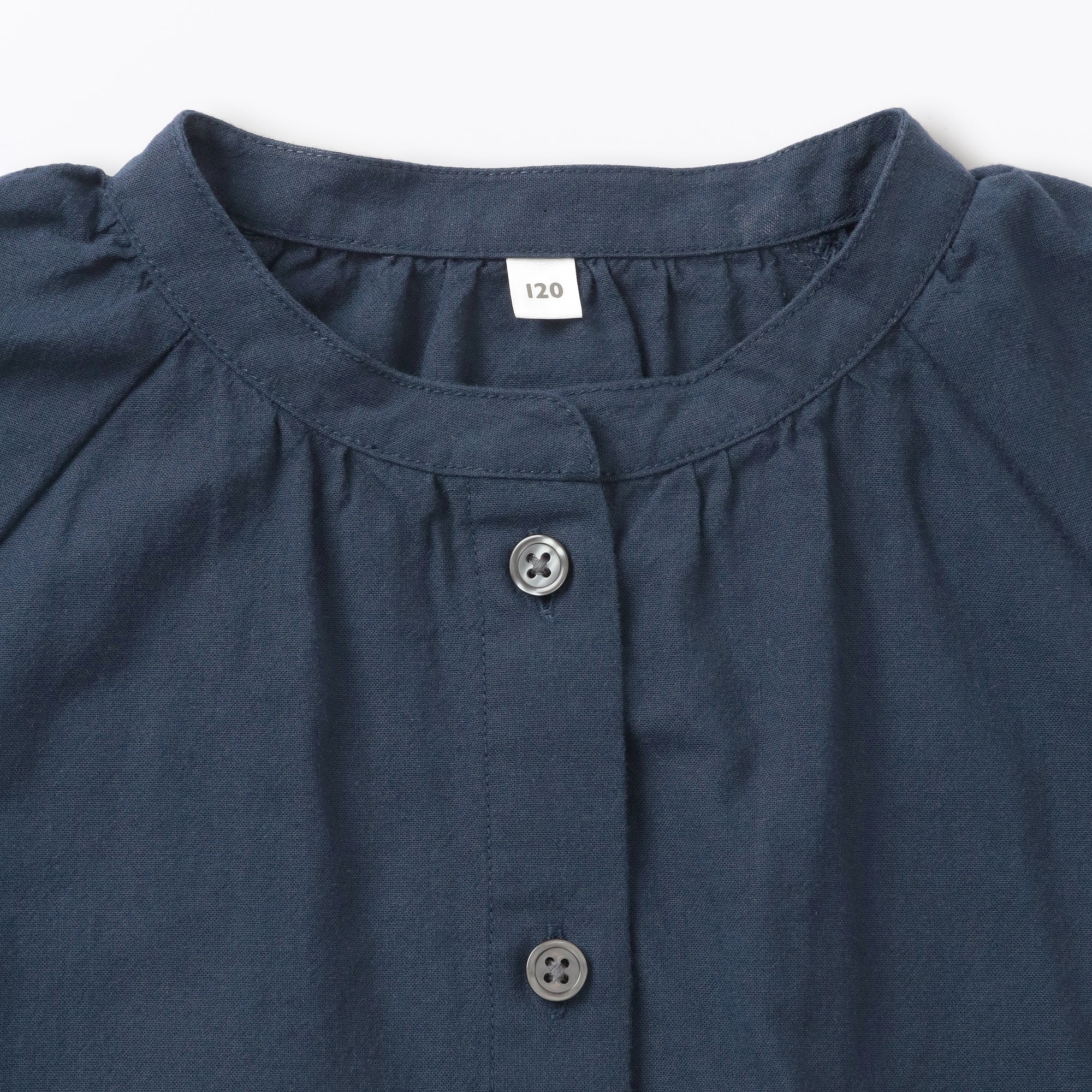 キッズ　涼感ブロード半袖ブラウス