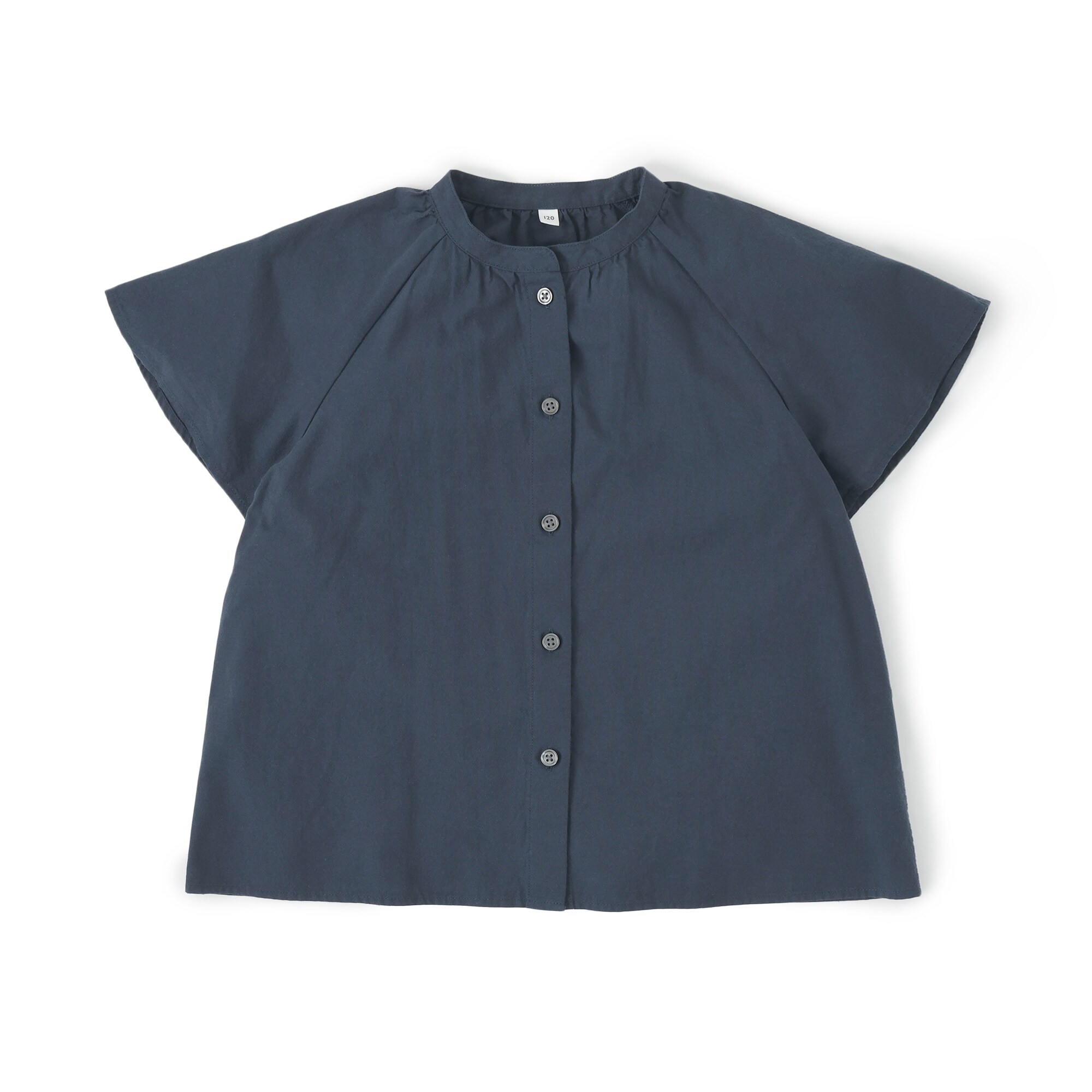 キッズ　涼感ブロード半袖ブラウス