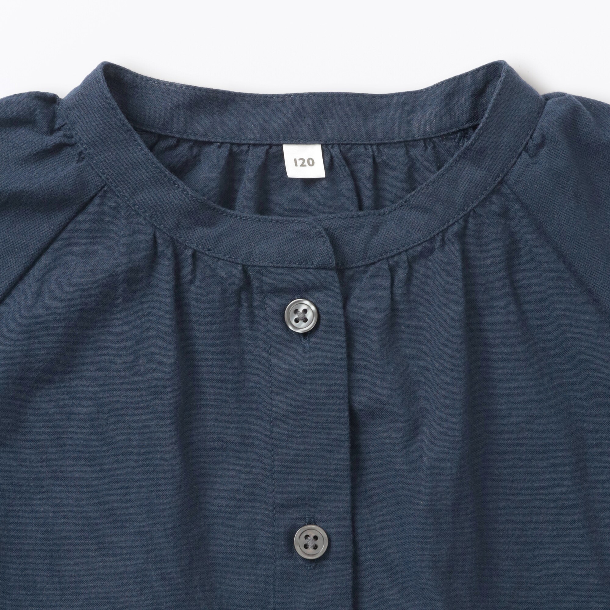 キッズ　涼感ブロード半袖ブラウス