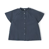 キッズ　涼感ブロード半袖ブラウス