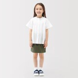 キッズ　涼感ブロード半袖ブラウス